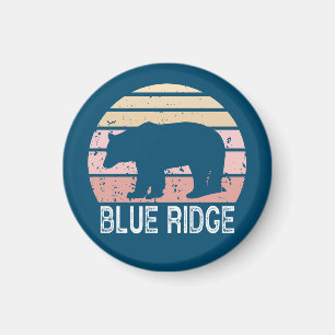 Blue Ridge Retro Bear Magnet