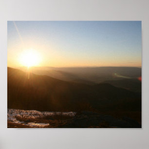 Blue Ridge Sunrise Poster