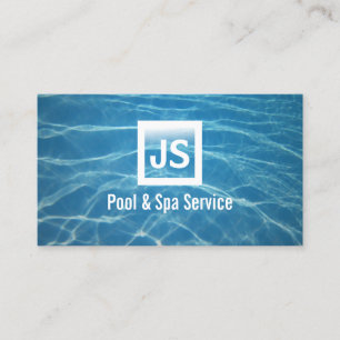 Blue Ripples Piscine & Spa Carte de visite