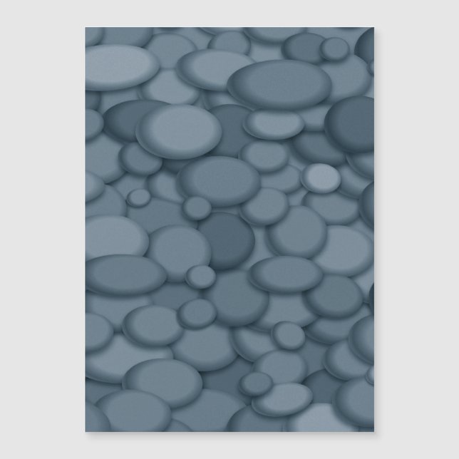 Blue River Rock Pebbles Art (Front)