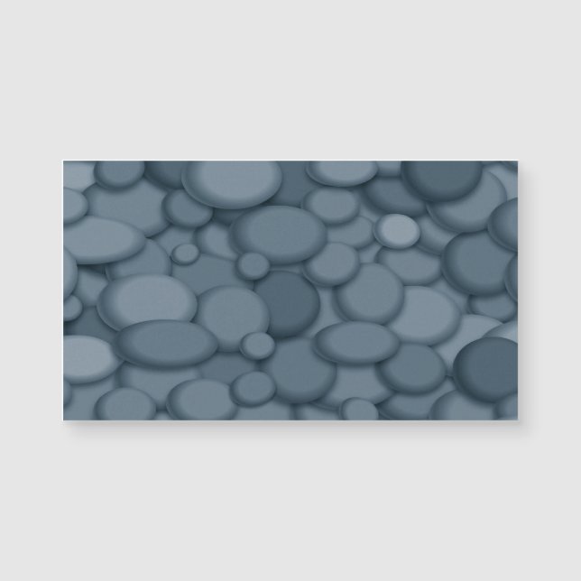 Blue River Rock Pebbles Art (Front)