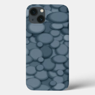 Blue River Rock Pebbles Art iPhone 13 Case