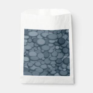 Blue River Rock Pebbles Art Favour Bag