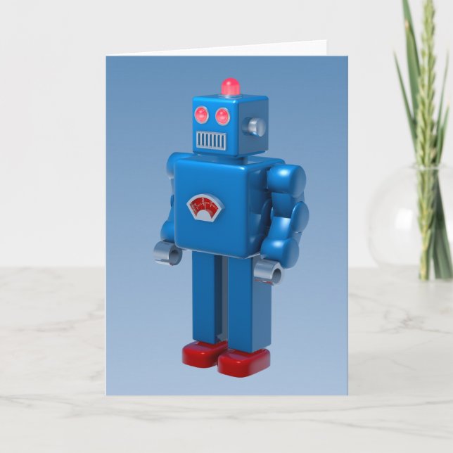 Blue Robot Card (Front)