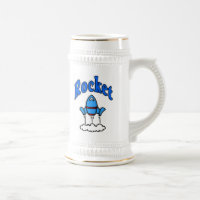 Blue Rocket logo Shirt