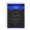 Blue Romantic Heart Engagement Party Invitation