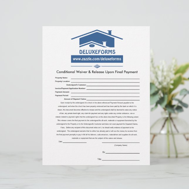 Blue Roof Conditional Waiver Release Final Letterhead (Standing Front)