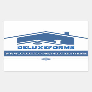 Blue Roof Sticker