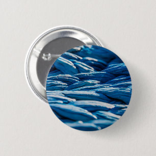 Blue Rope 2 Inch Round Button