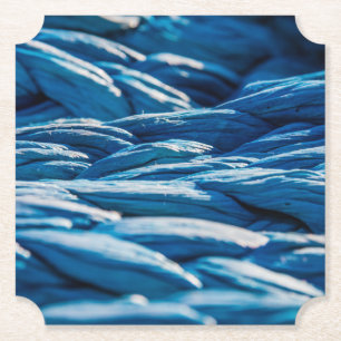 Blue Rope Paper Coaster