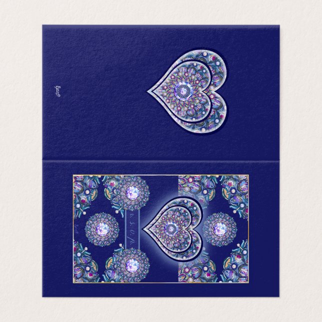Blue Rosace (Outside Unfolded)