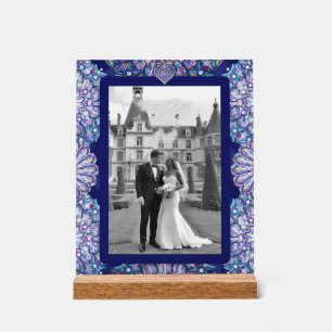 Blue Rosace Acrylic Sign