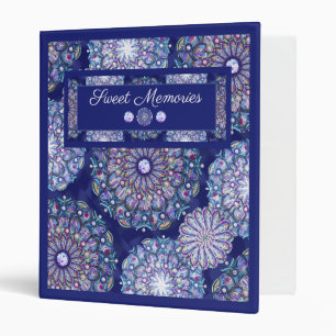 Blue Rosace Binder