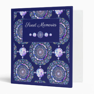 Blue Rosace Binder