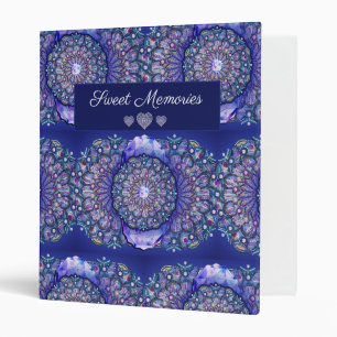 Blue Rosace Binder