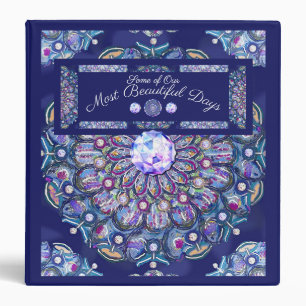 Blue Rosace Binder