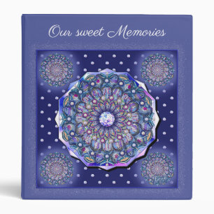 Blue rosace binder