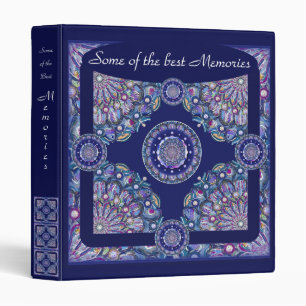 Blue Rosace Binder