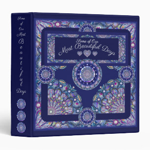 Blue Rosace Binder
