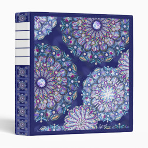Blue rosace binder