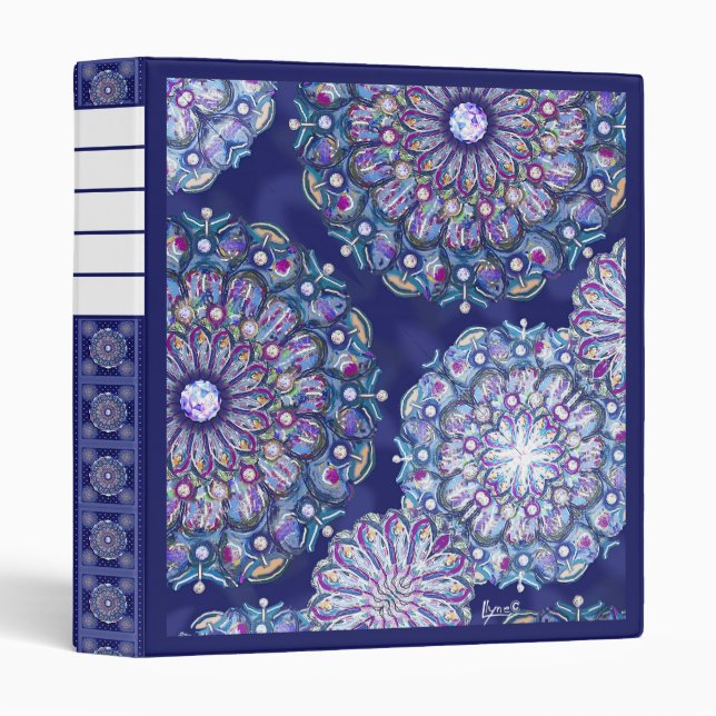 Blue rosace binder (Front/Spine)