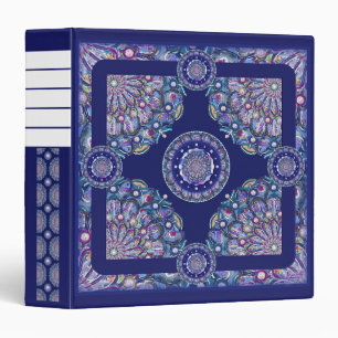 Blue rosace binder