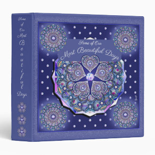 Blue Rosace Binder