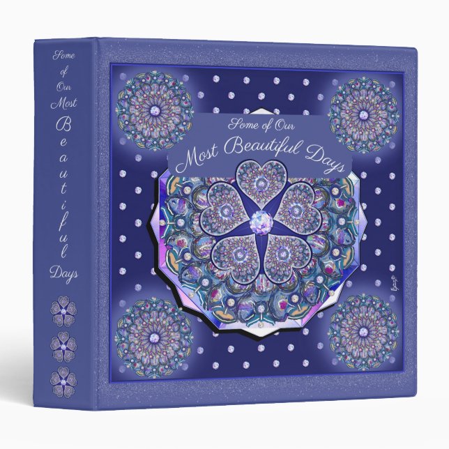Blue Rosace Binder (Front/Spine)