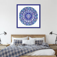 Blue Rosace