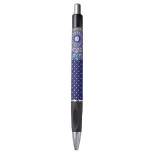 Blue Rosace Pen
