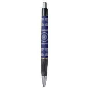 Blue Rosace Pen