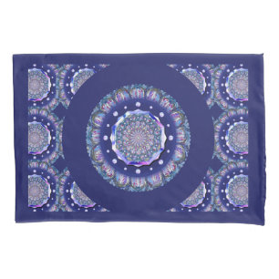 Blue Rosace Pillowcase