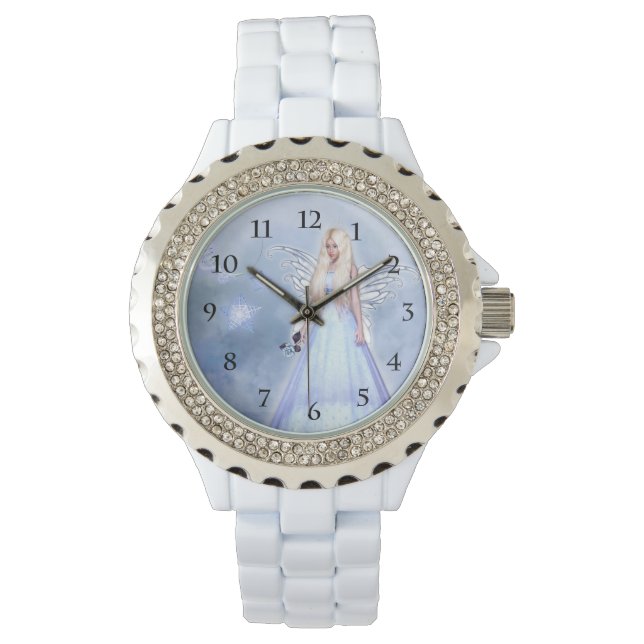 Blue rose angel watch (Front)