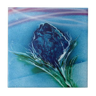 Blue Rose Beauty Tile