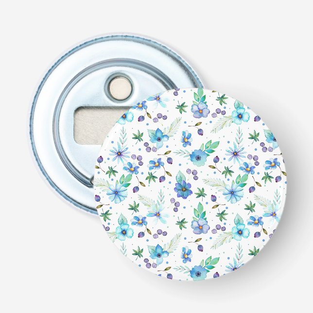 Blue rose bottle opener (Front)