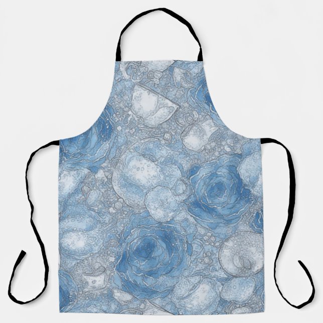 Blue Rose Bubble Brew - Apron (Front)