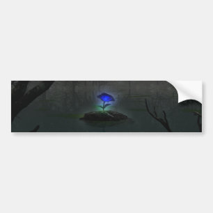 Blue Rose Bumper Sticker