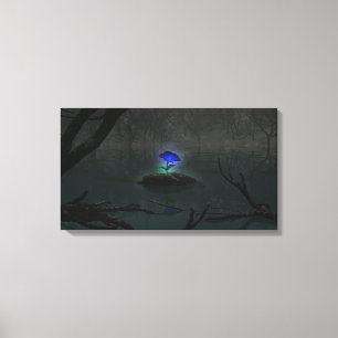 Blue Rose Canvas Print