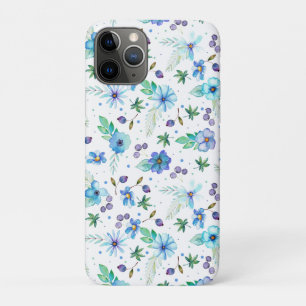 Blue rose iPhone 11 pro case