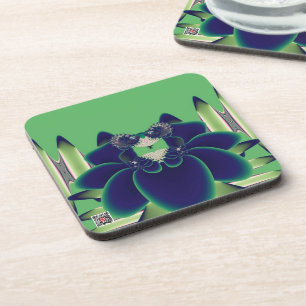 Blue Rose Coaster