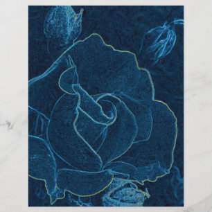 blue rose contour