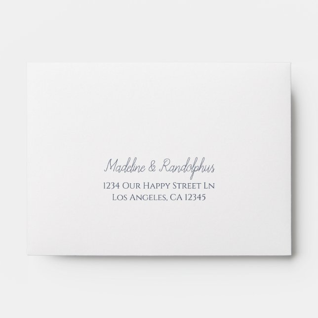 Blue Rose Envelope (Front)