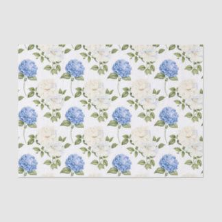 Blue Rose Garden Tissue Paper