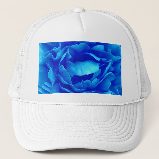 Blue Rose Hat - Customizable (Front)