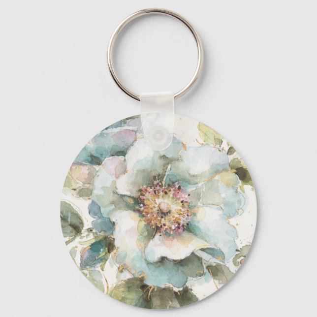 Blue Rose Keychain (Front)