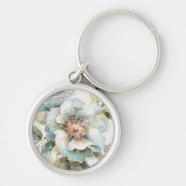 Blue Rose Keychain (Front)
