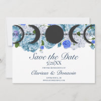 Blue Rose Moon Phase Wiccan Handfasting