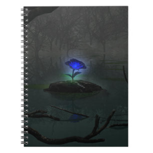 Blue Rose Notebook