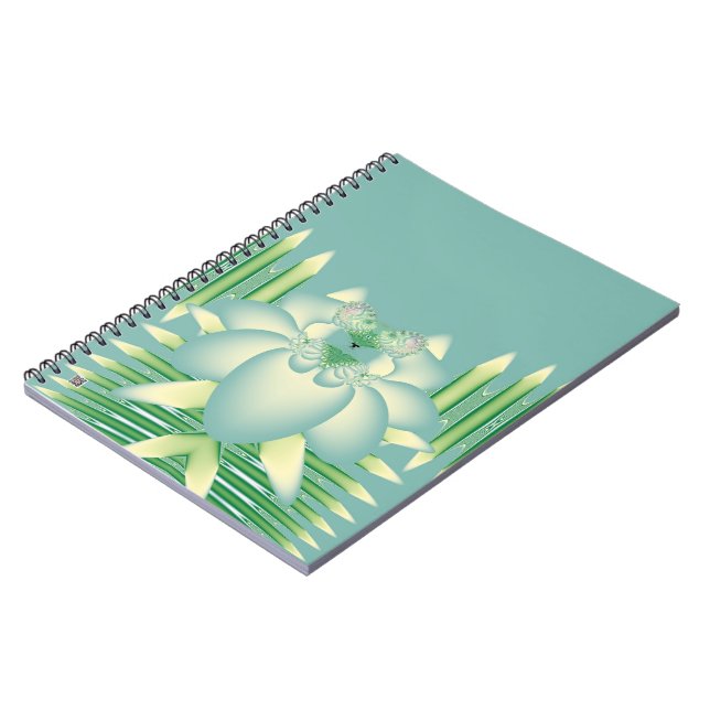 Blue Rose Notebook (Left Side)