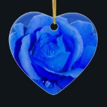 Blue Rose Ornament Personalized Rose Decorations<br><div class="desc">Romantic Rose Ornaments Personalized Holiday Blue Rose Classic Flower Decorations Your Name Here Sympathy Keepsake Wedding Keepsake Customizable Romantic Blue Rose Christmas Ornaments, Rose Gifts Hanukkah Neutral Holiday Decorations Rose Ornaments Keepsakes & Gifts for Weddings Anniversary I Love You Any Day Blue Rose Decorations for Friend Family Men Women Kids...</div>